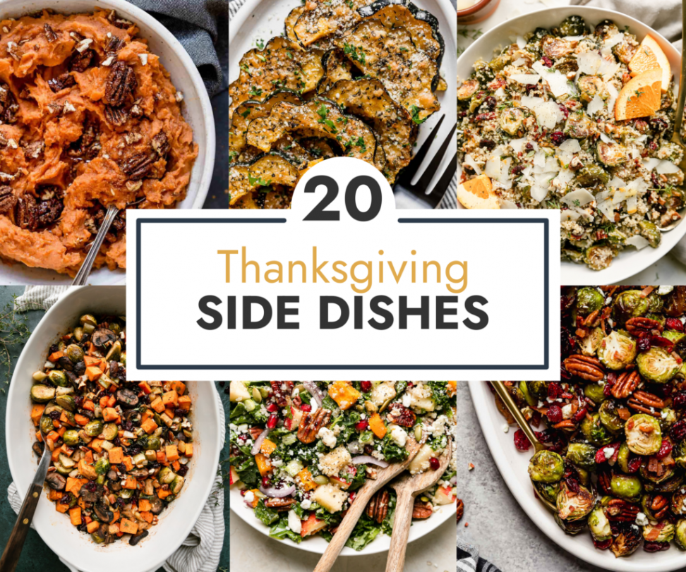 Thanksgiving Side Dishes (Healthy, Simple, Gluten Free) - The