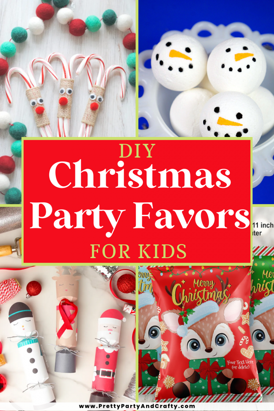 The Best DIY Christmas Party Favor Ideas for Kids - Pretty Party