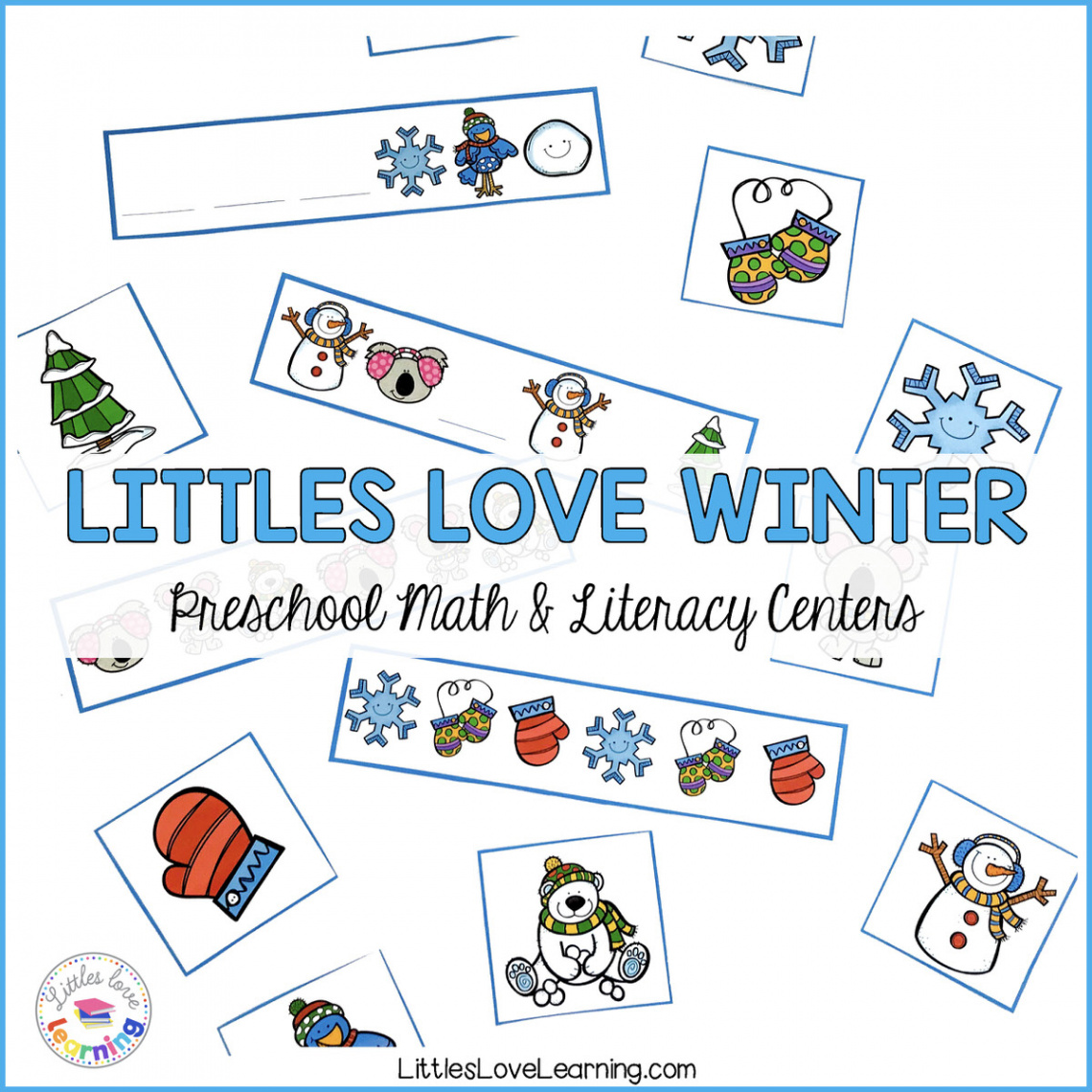 The BEST Winter Preschool Activities for Math & Literacy