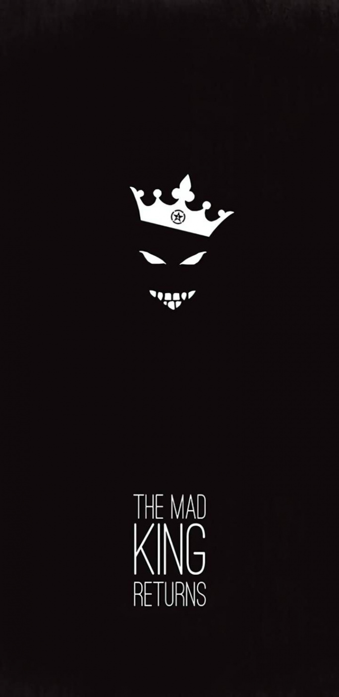 The Mad King Returns iPhone Wallpaper  Oneplus wallpapers, Crazy