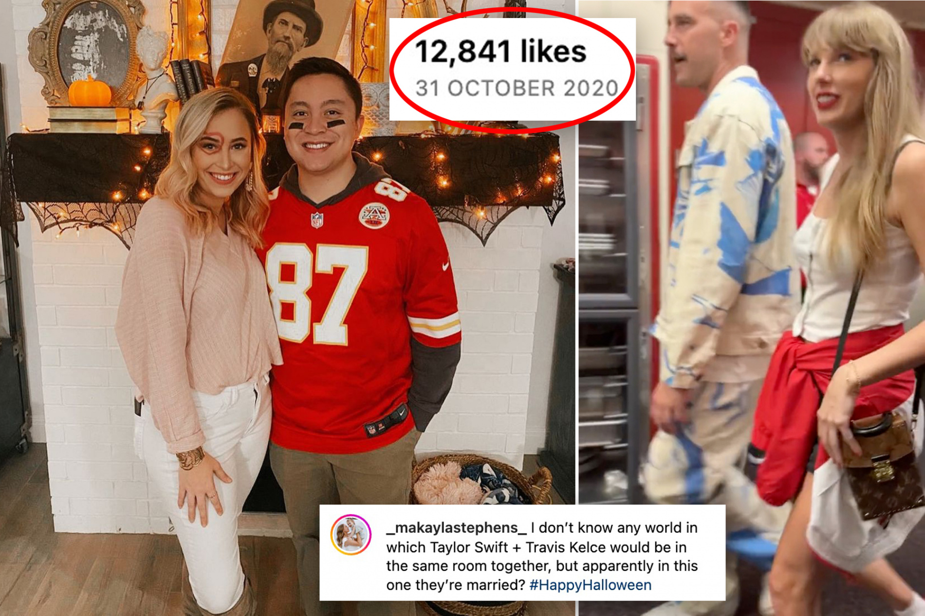 This couple dressed up as Taylor Swift and Travis Kelce for