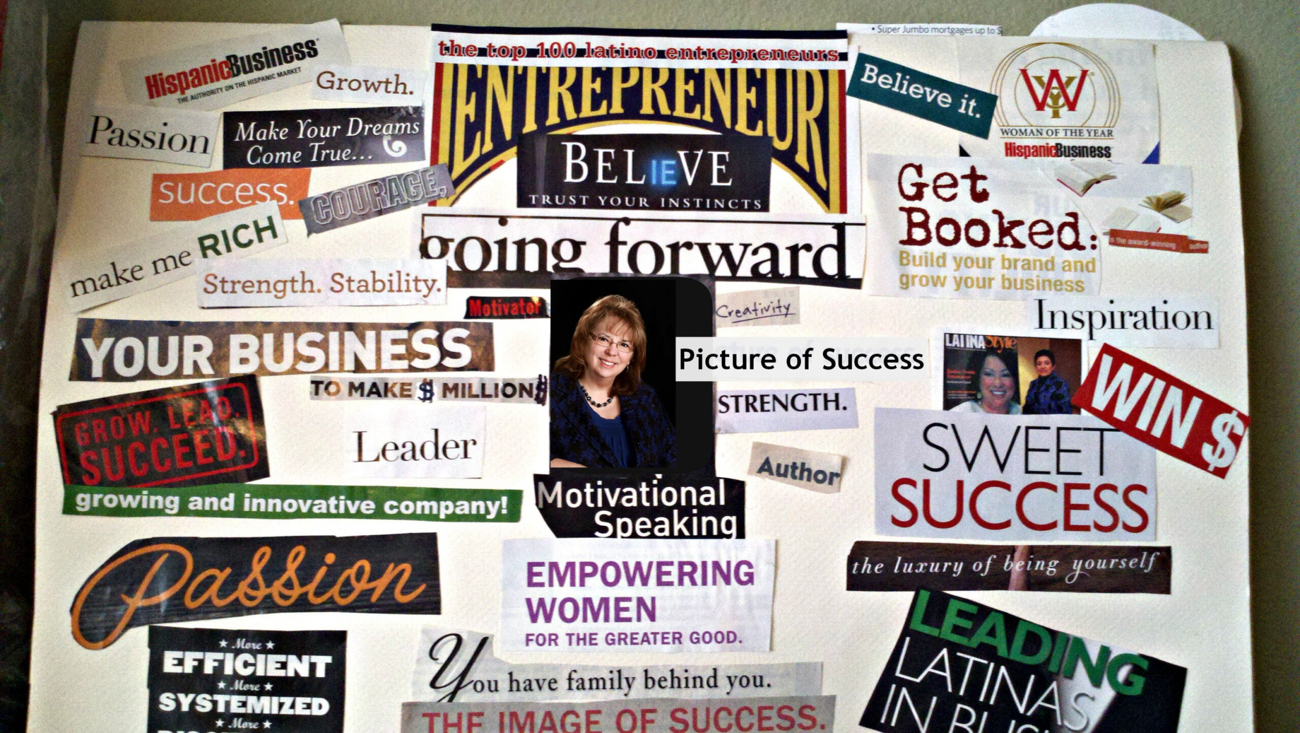 This Saturday is the Vision Board Workshop at Knowledge for