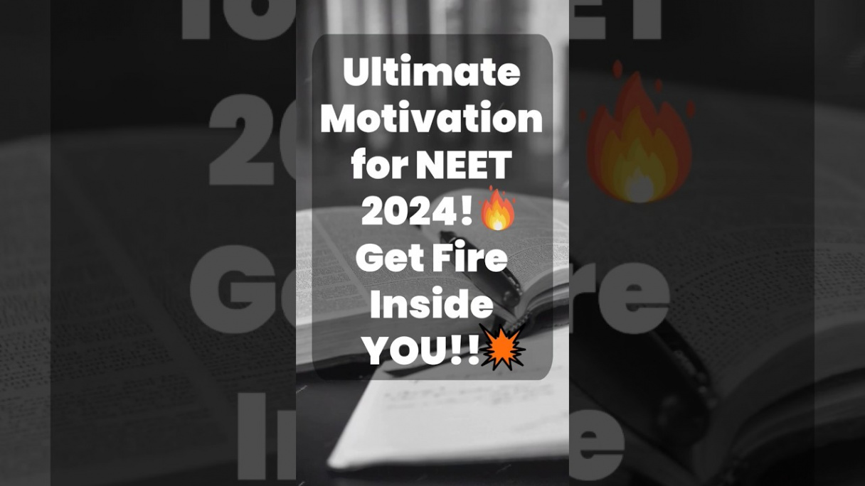 Ultimate Motivation for NEET  🔥  Get Fire Inside YOU