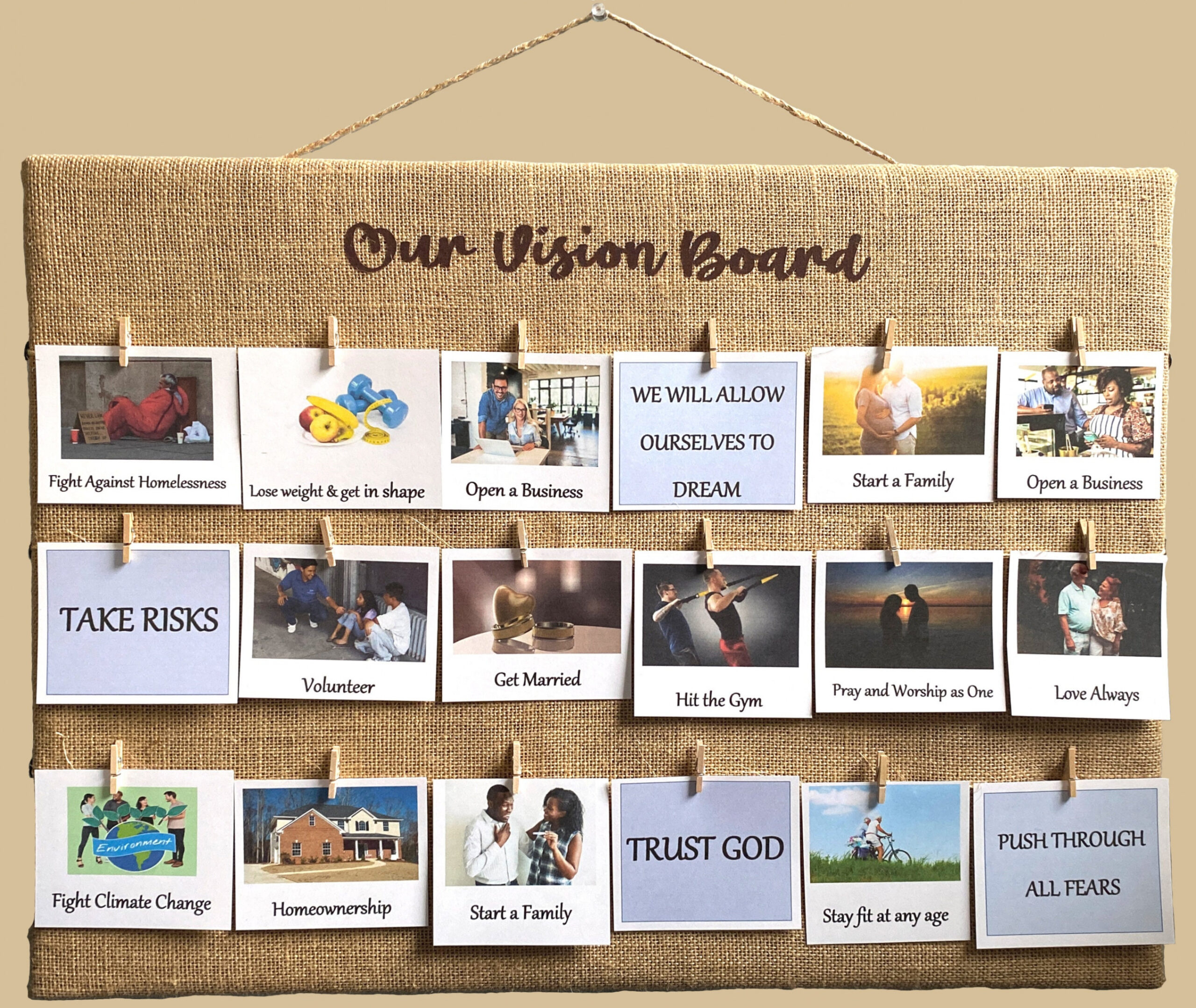 Vision Board Kit for couples or the whole family - Etsy