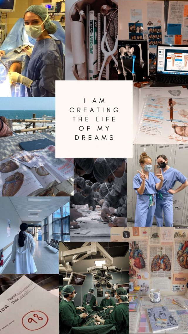 Visionboard  Medical student motivation, Medical school