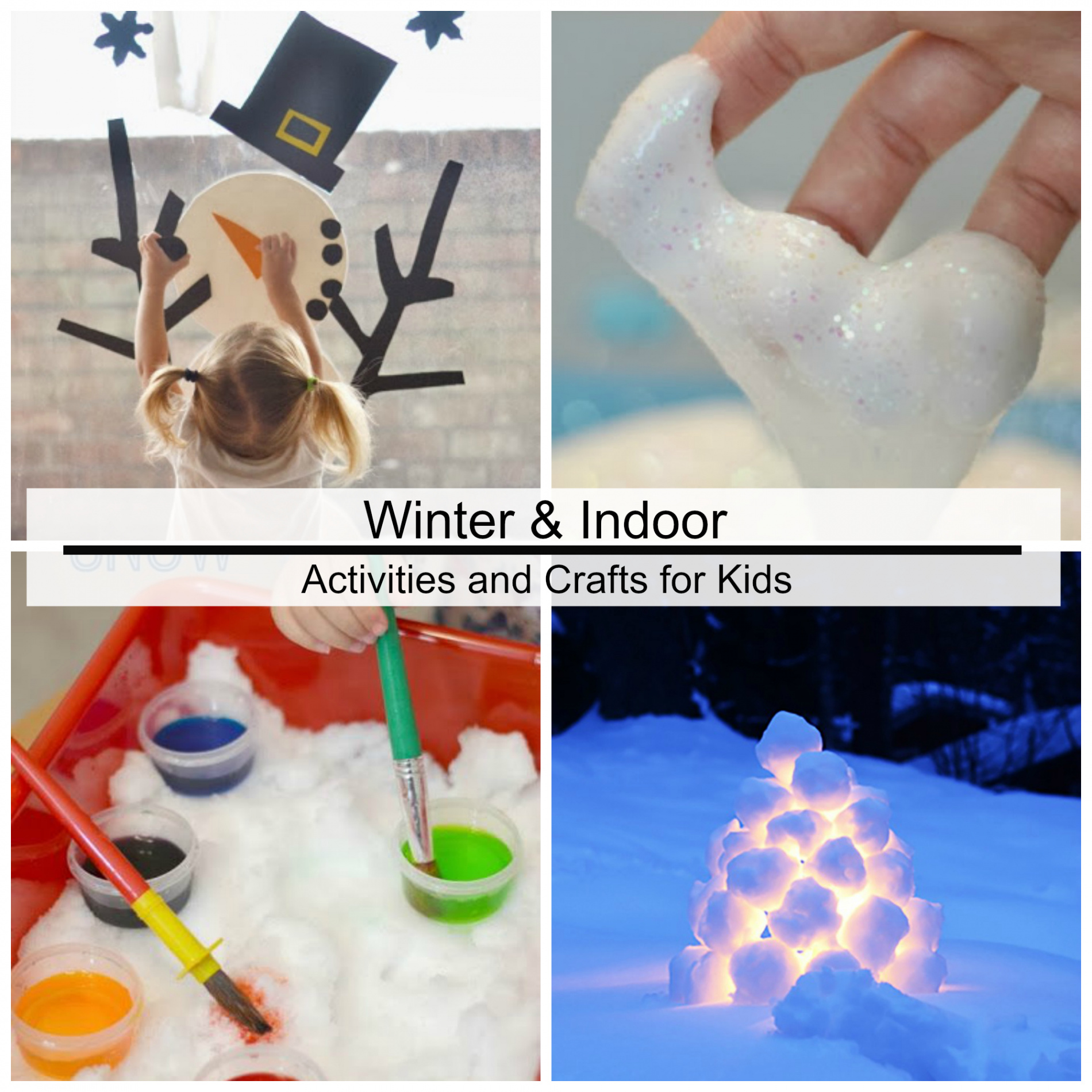 Winter and Indoor Activities and Crafts for Kids - The Idea Room