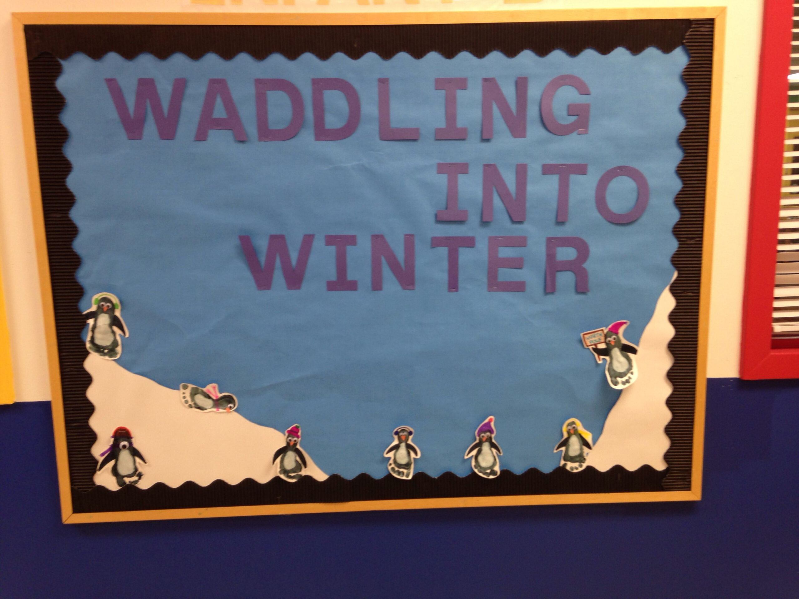 Winter bulletin board (infants)  Winter bulletin boards, Infant