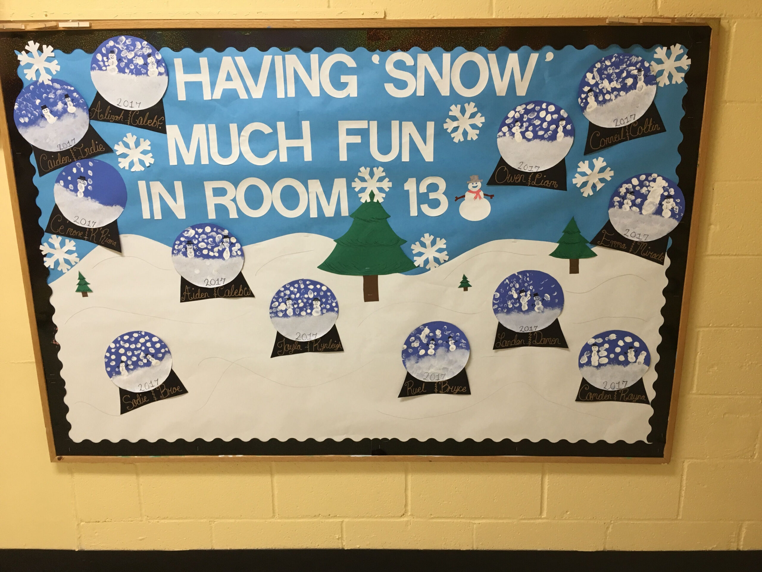 Winter bulletin board  Winter bulletin boards, Preschool bulletin