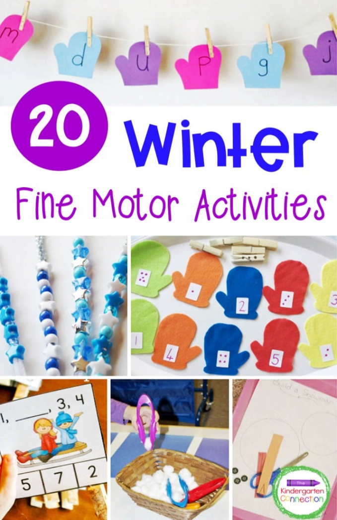 Winter Fine Motor Activities for Kids