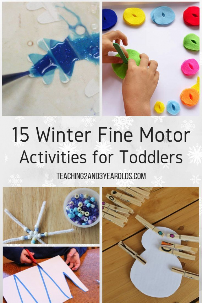 Winter Fine Motor Activities for Toddlers  Winter activities