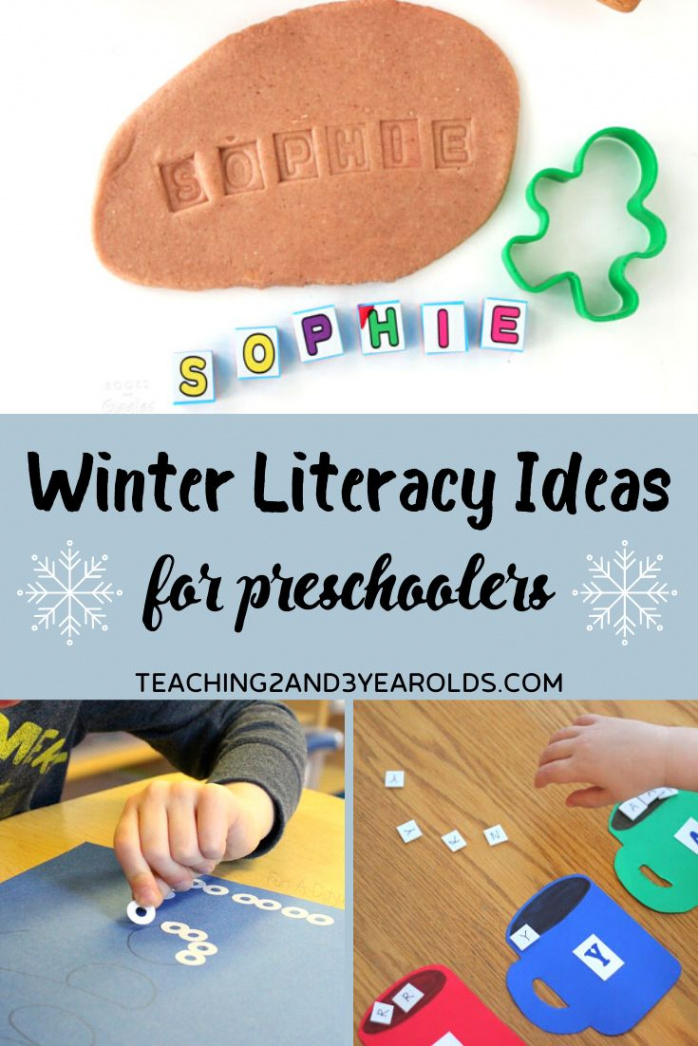 + Winter Literacy Activities for Preschoolers  Winter literacy