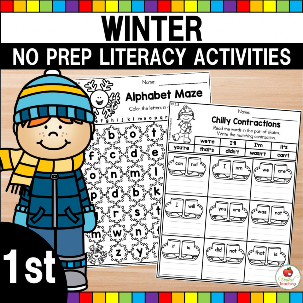 Winter Literacy Activities (st Grade) - United Teaching