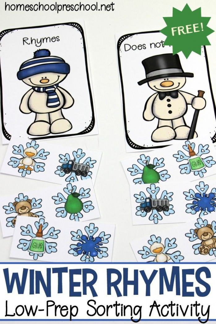 Winter Rhymes for Preschoolers: Fun Learning Activities  Winter