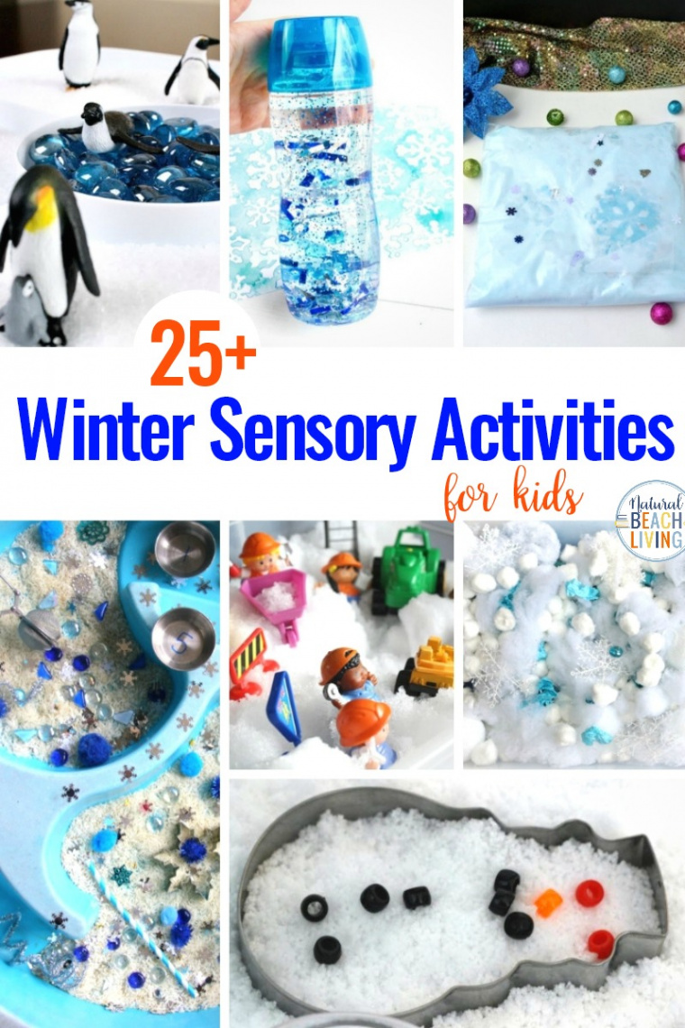 + Winter Sensory Activities and Winter Theme Ideas - Natural