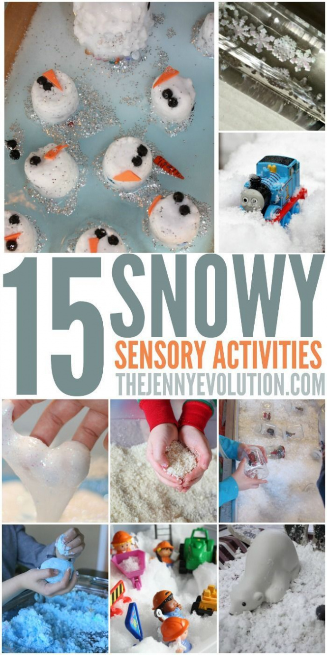 Winter Sensory Snow Activities  Snow activities, Winter preschool