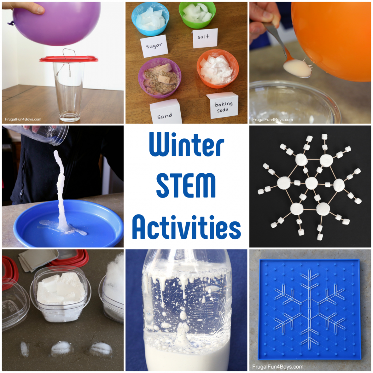 Winter STEM Activities for Kids - Frugal Fun For Boys and Girls