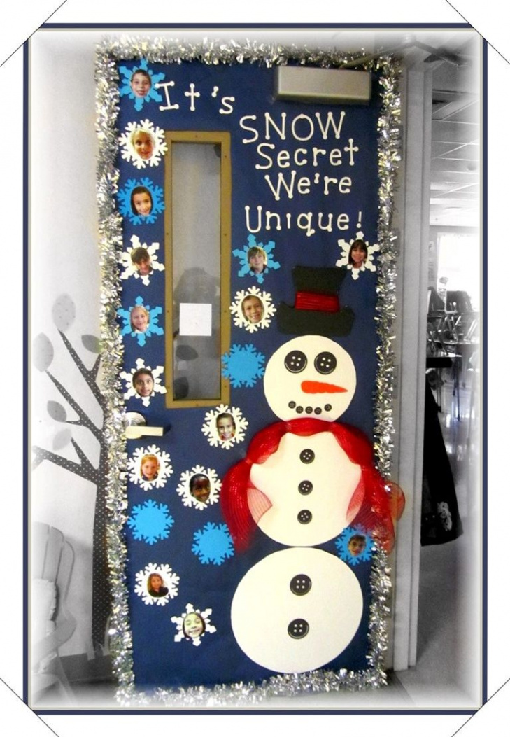 Winter Wonderland Classroom Door Decoration