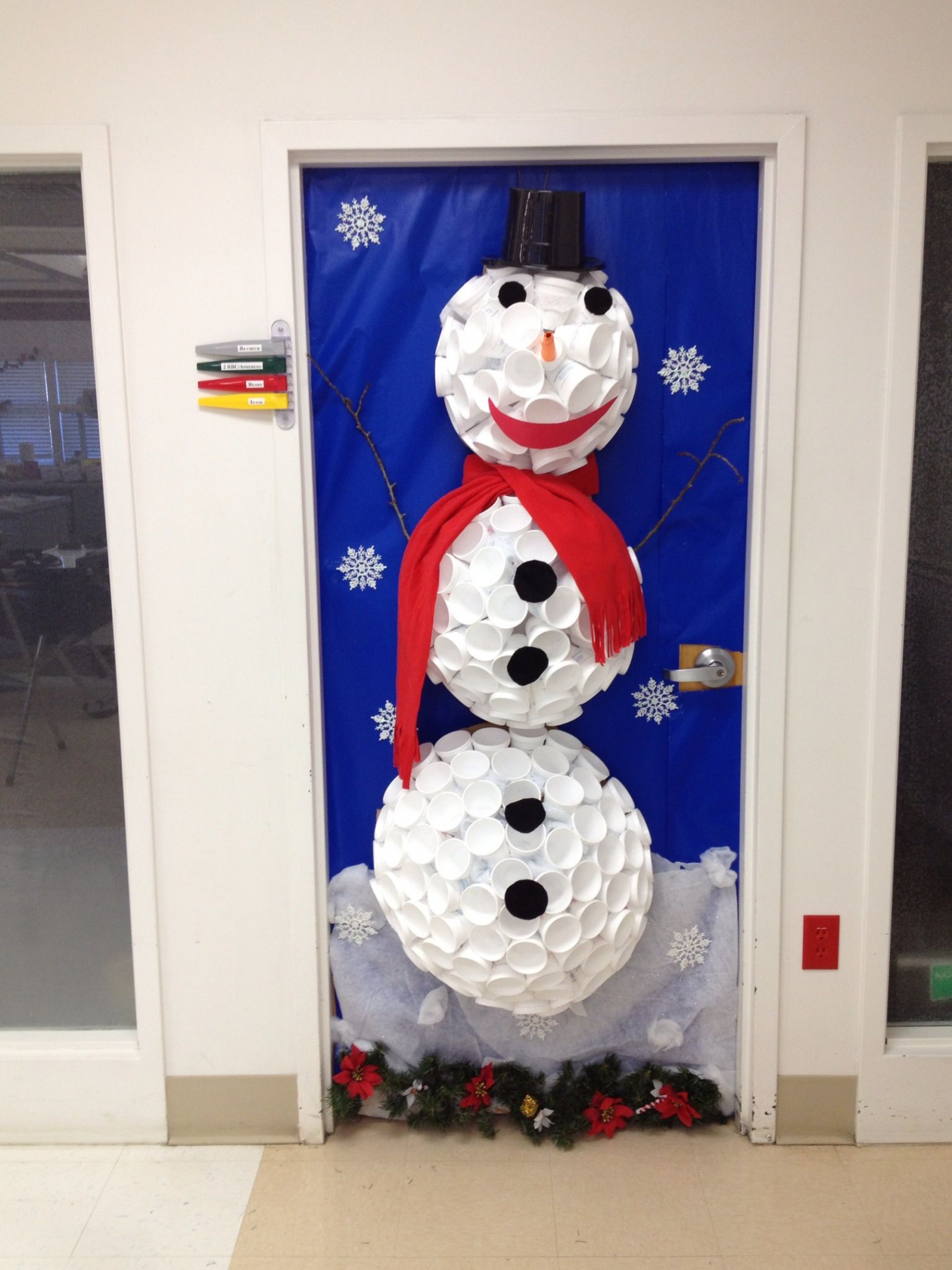 Winter Wonderland Office Door Decoration