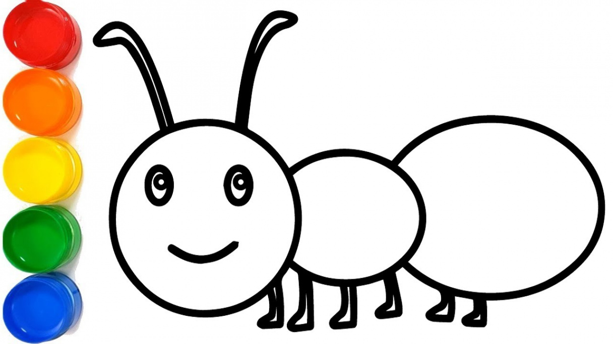 Ant  How to Draw An Ant  Step by Step For Kids  KS ART