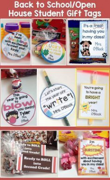 Back to School Gift Tags Editable Open House Meet the Teacher