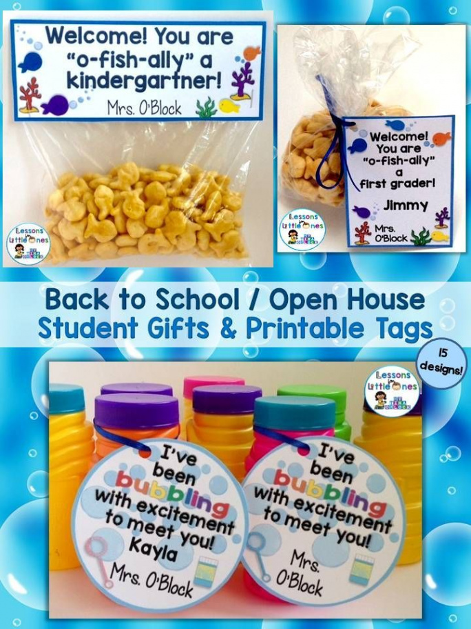 Back to School, Open House, Meet the Teacher Student Gift Ideas