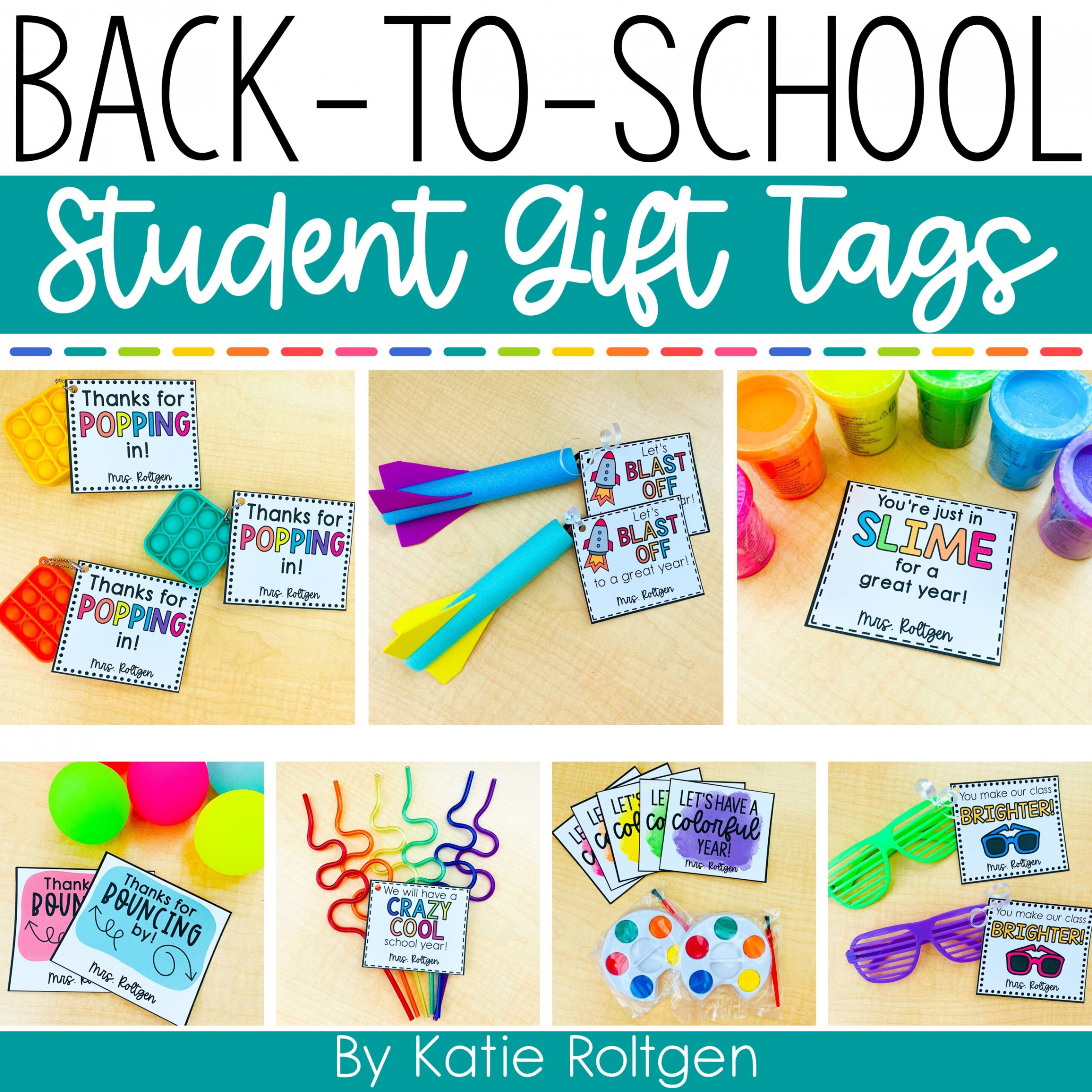 Back to School Student Gift Tags - Katie Roltgen Teaching