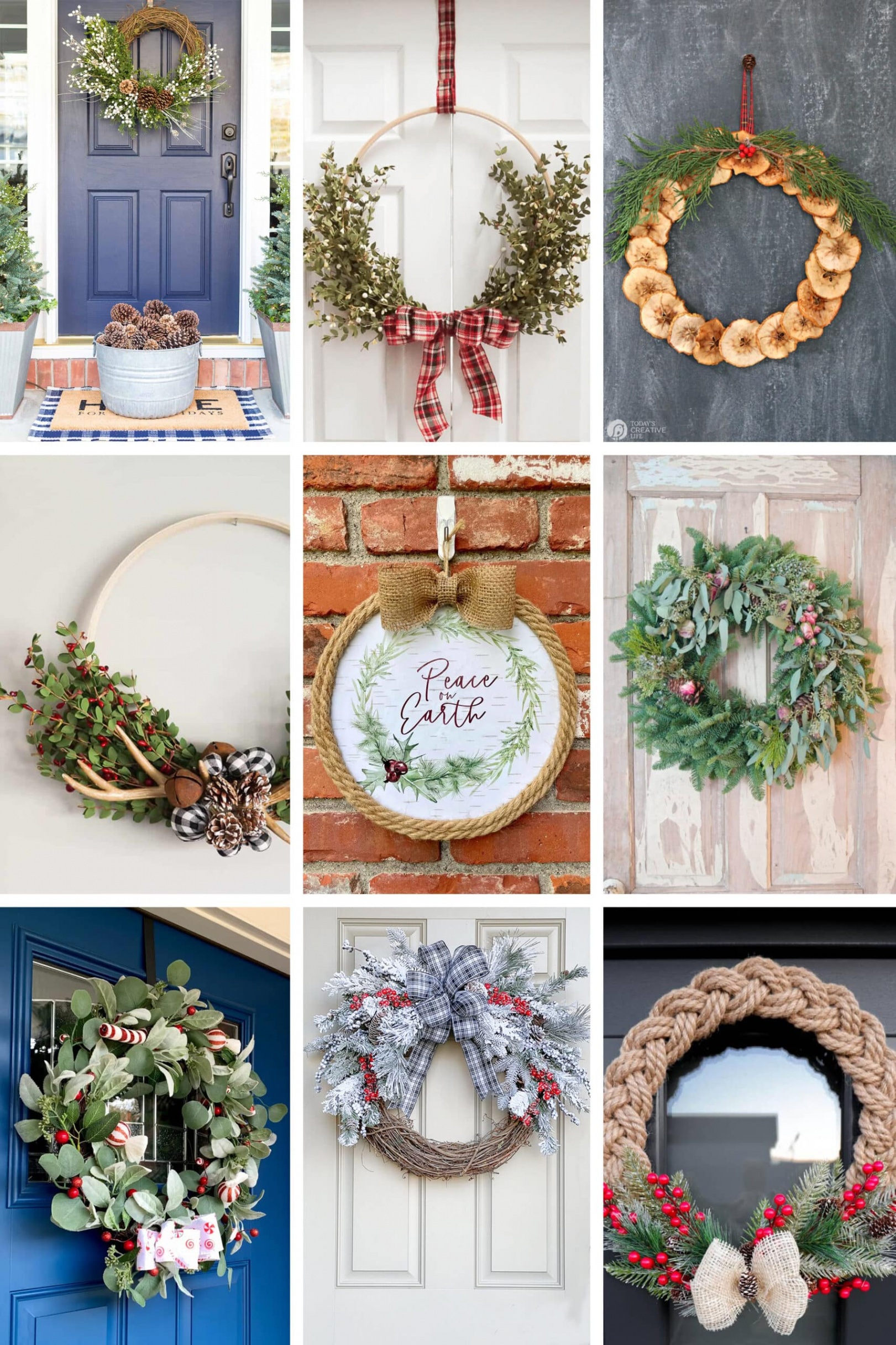 Beautiful DIY Christmas Wreath Ideas for a Welcoming Front Door