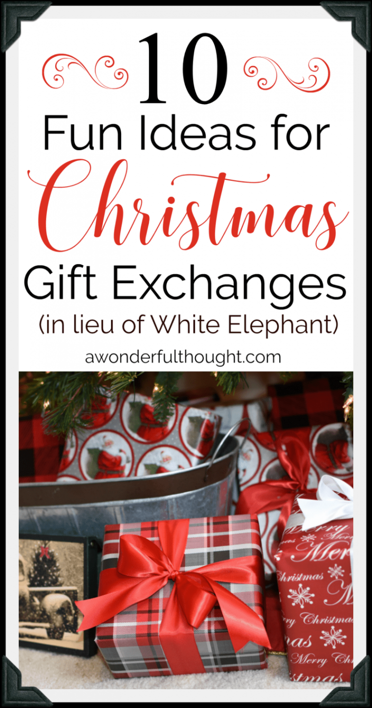 Christmas Gift Exchange Ideas - A Wonderful Thought