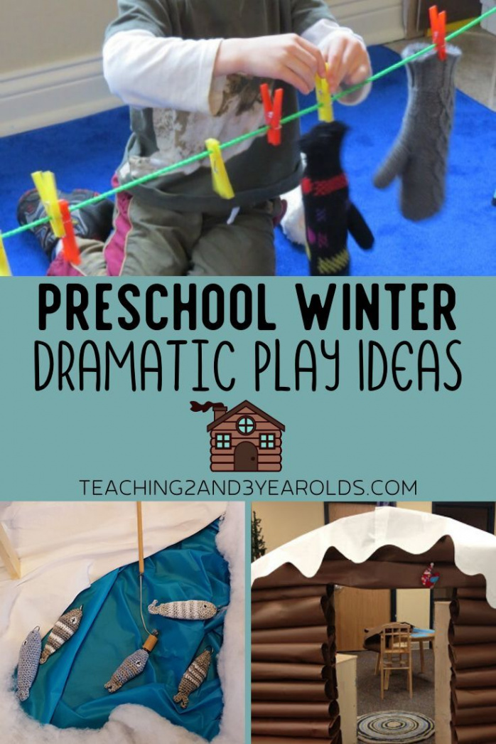 Creative Winter Dramatic Play Ideas  Dramatic play preschool