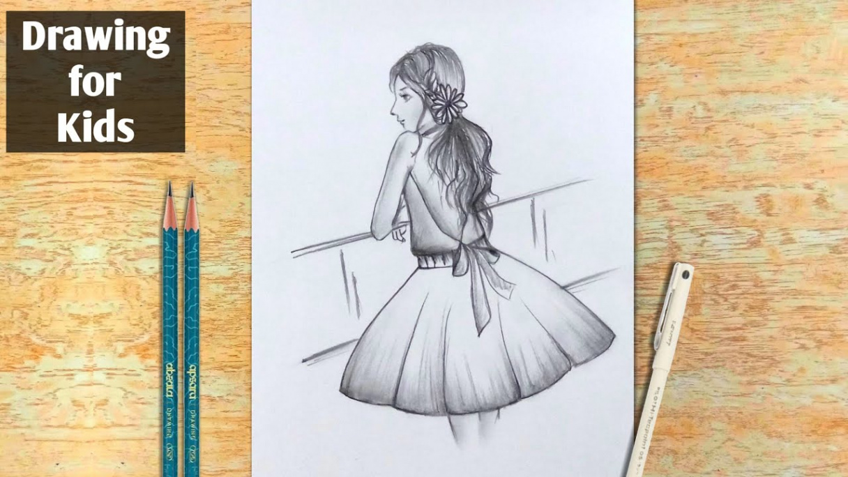 Easy Pencil Drawing for Beginners Step by step  Drawing for kids