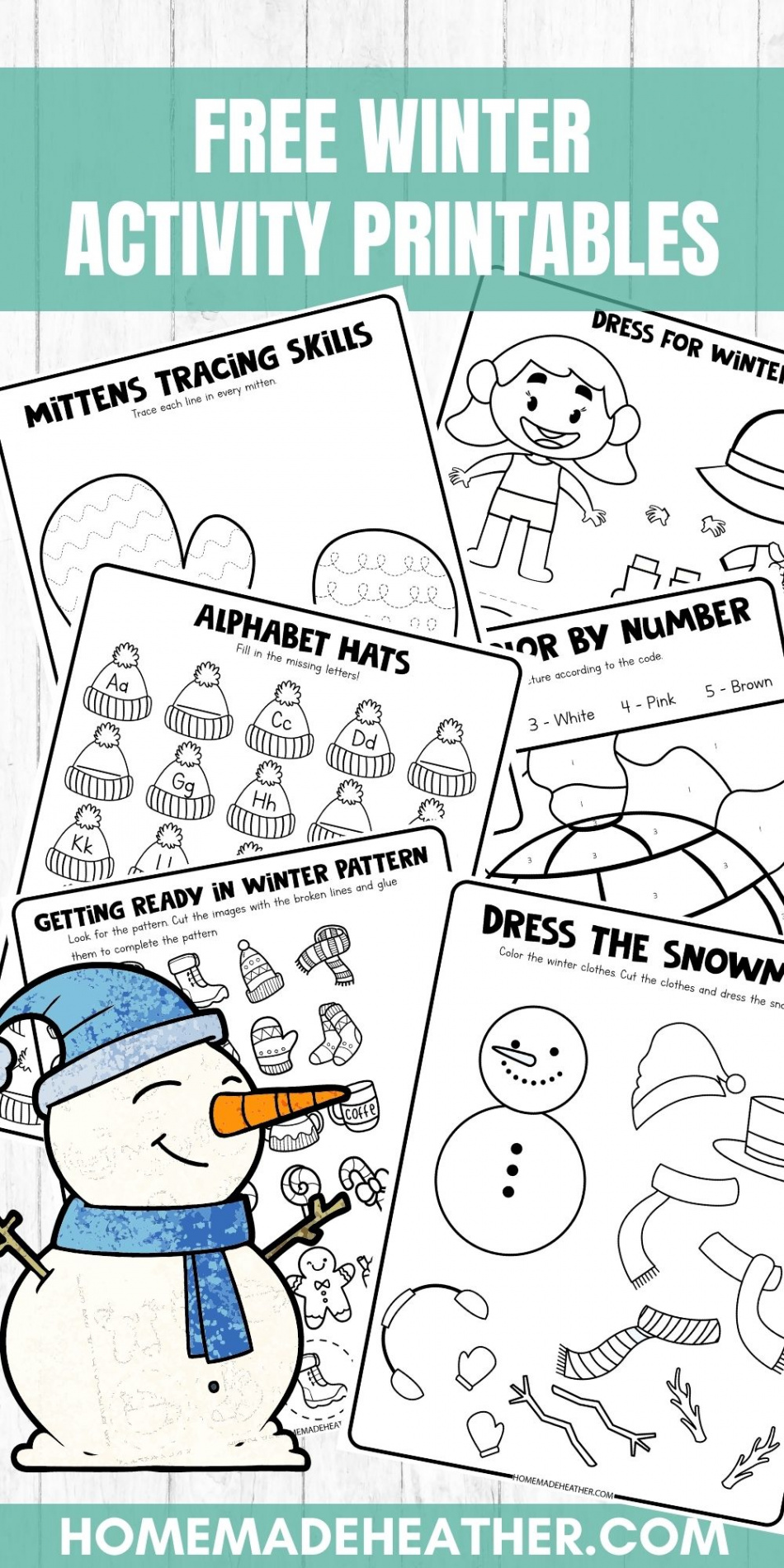 Free Winter Activity Printables » Homemade Heather