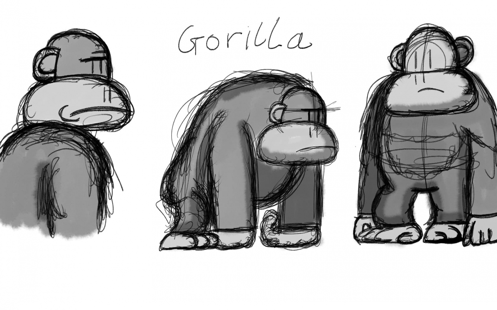 Gorilla Doodles - Finished Artworks - Krita Artists