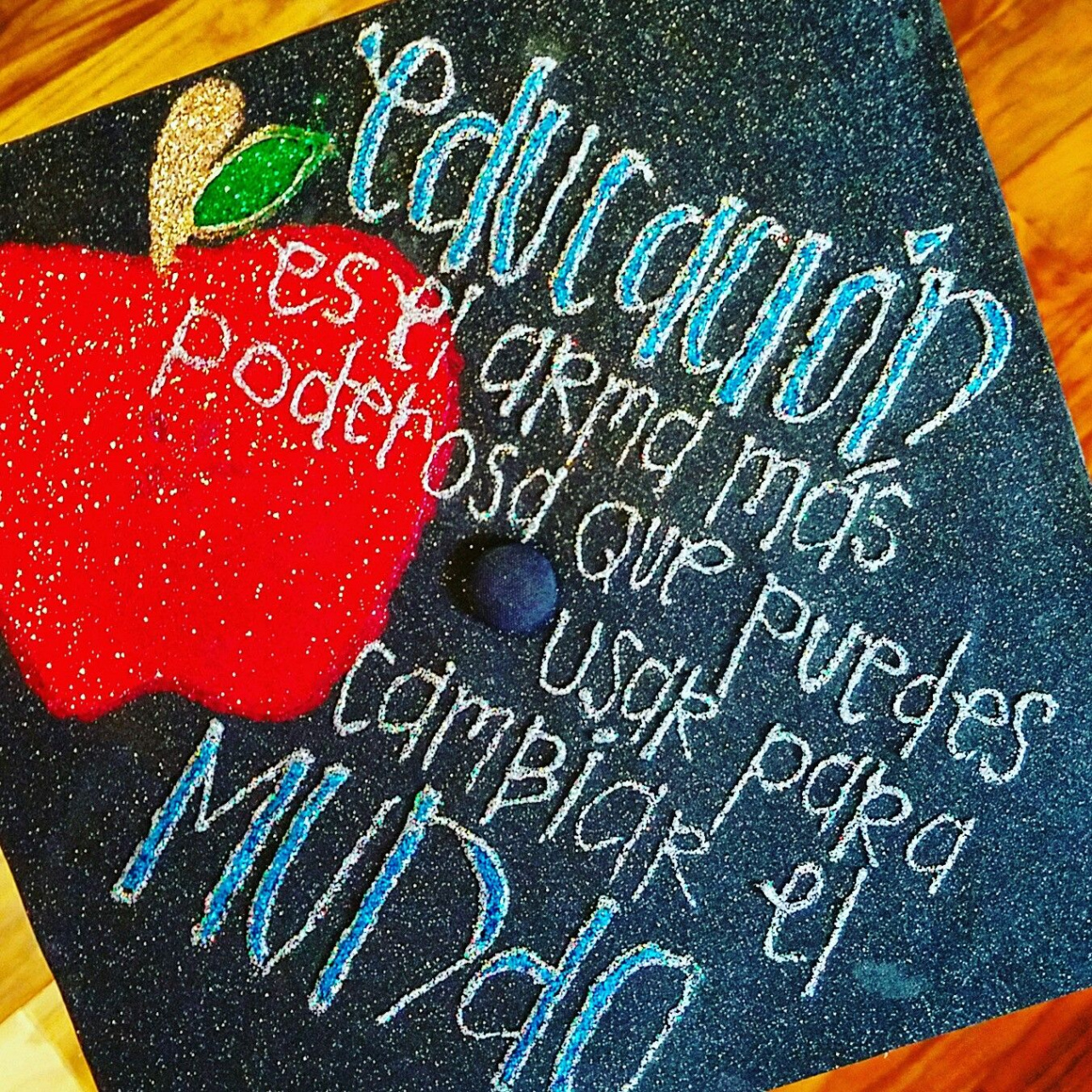 Graduation cap for future Spanish teachers! #graduation #education