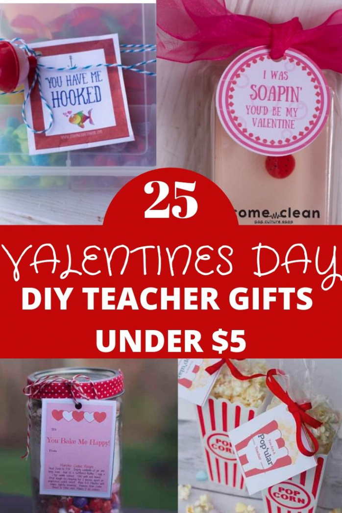 Handmade Valentines Day Gifts for Teachers Under $