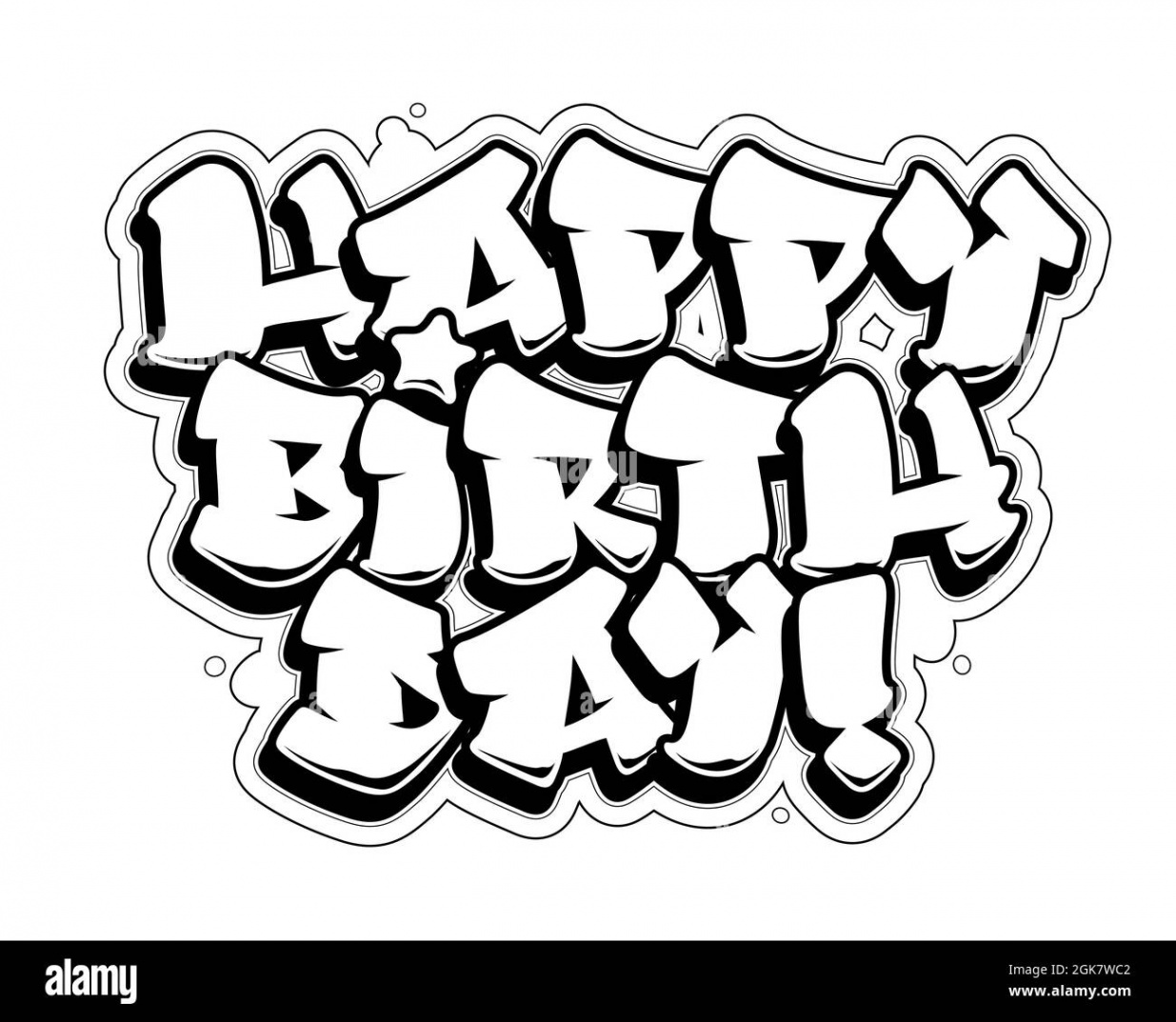 Happy birthday Black and White Stock Photos & Images - Alamy