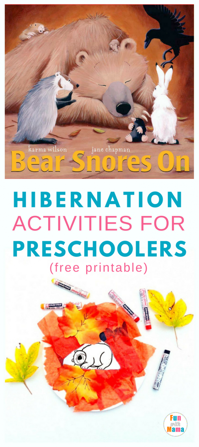 Hibernation Activities For Preschoolers - Fun with Mama