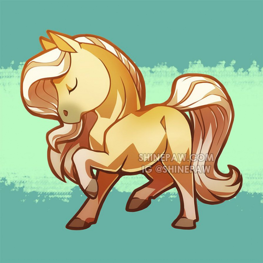 Horse Chibi by ShinePawArt  Horse drawings, Horse cartoon, Chibi