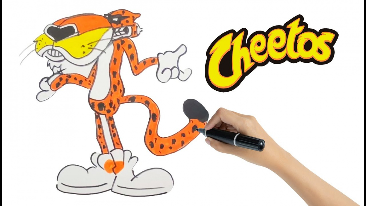 How to Draw Chester Cheetah 🐆