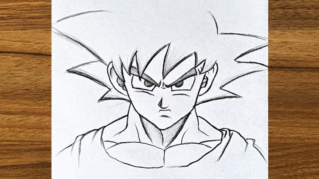 How to draw Goku step by step  Easy drawing ideas for beginners