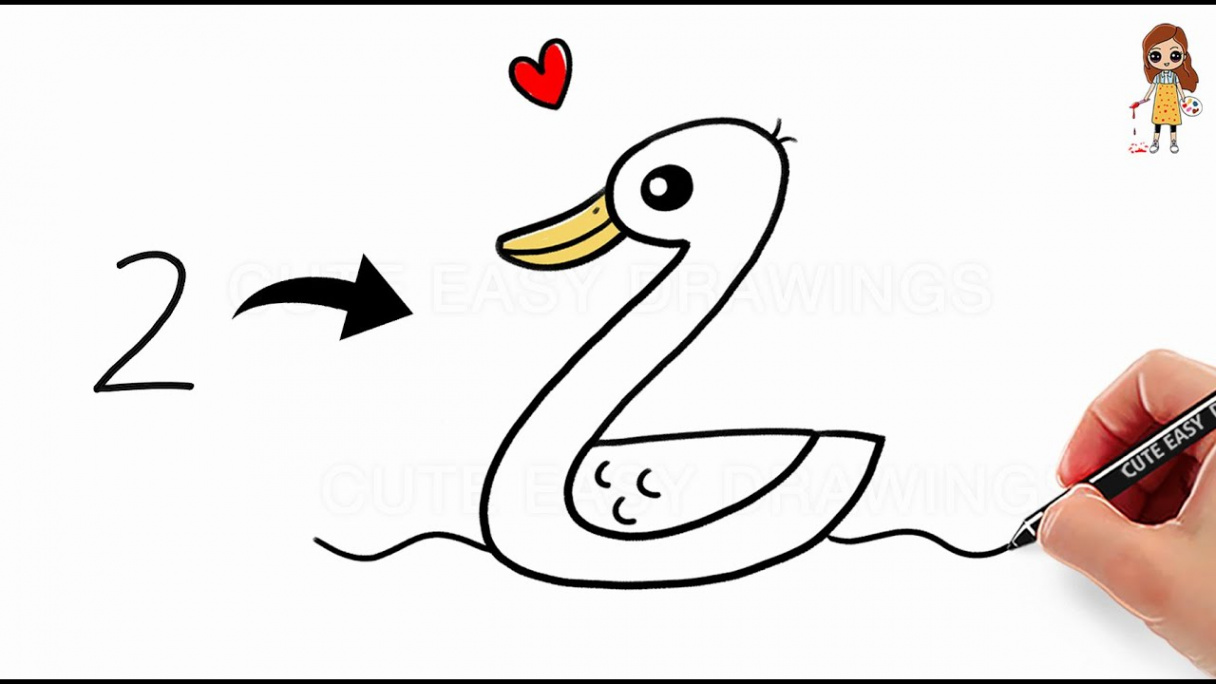 How to Turn  into Duck  Learn to Draw Duck using number -   Coloring  and Drawing Duck