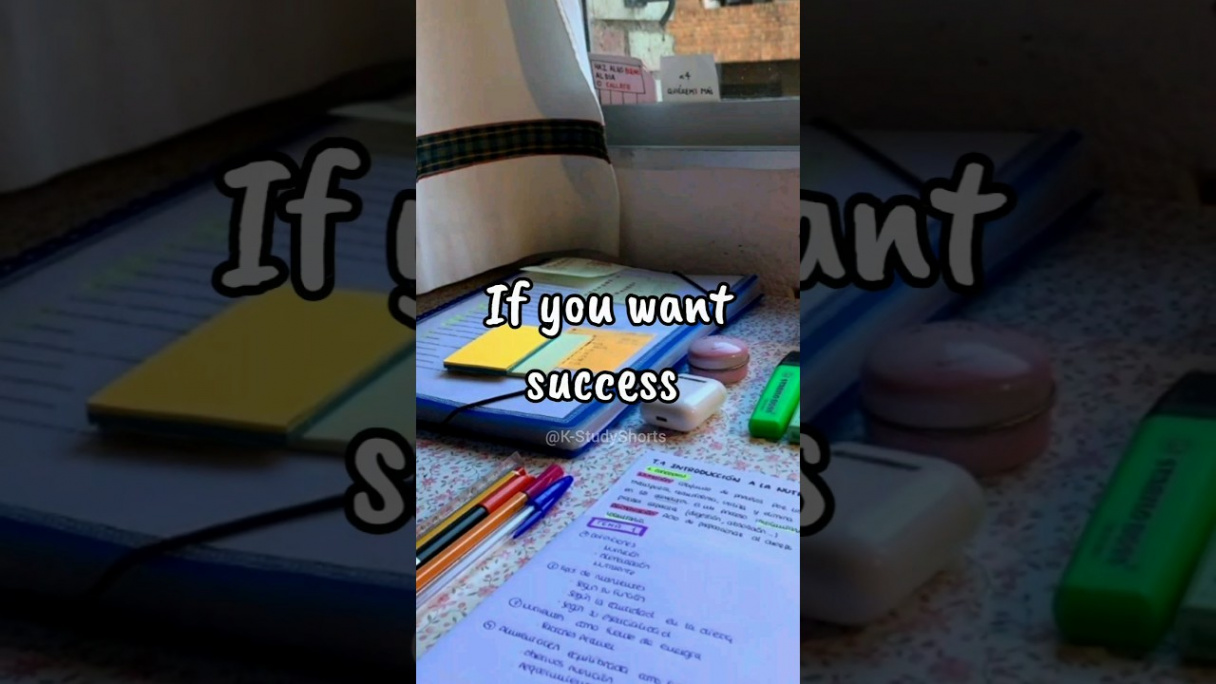 If you want success🔥📚 Study Motivation #shorts #study #quotes #motivation