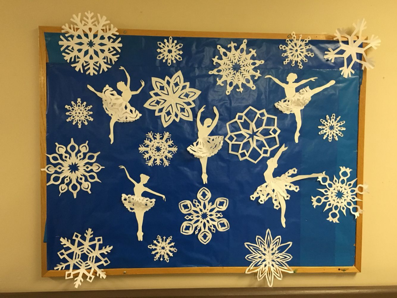 January bulletin board at the nursing home