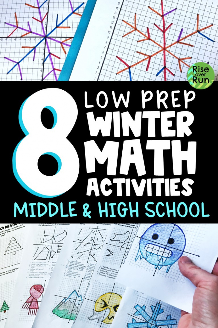 Low Prep Winter Math Activities – Rise over Run