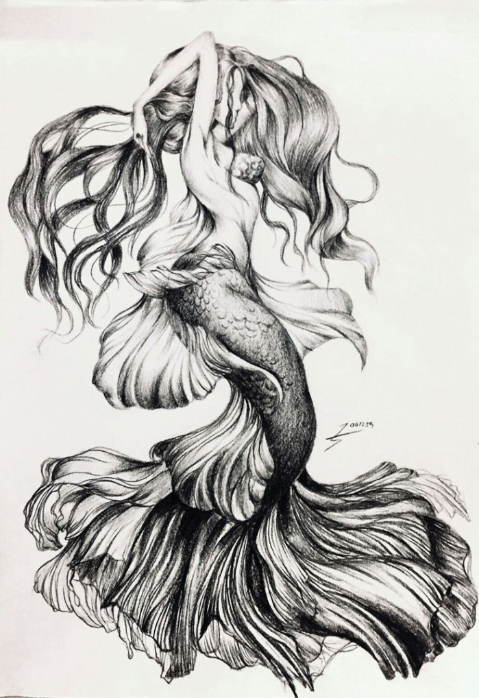 my heart #tattoos  Mermaid tattoo designs, Mermaid tattoos