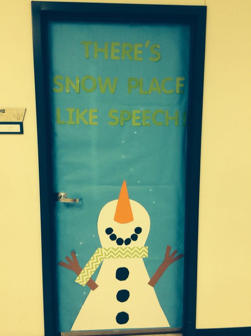 My winter speech door