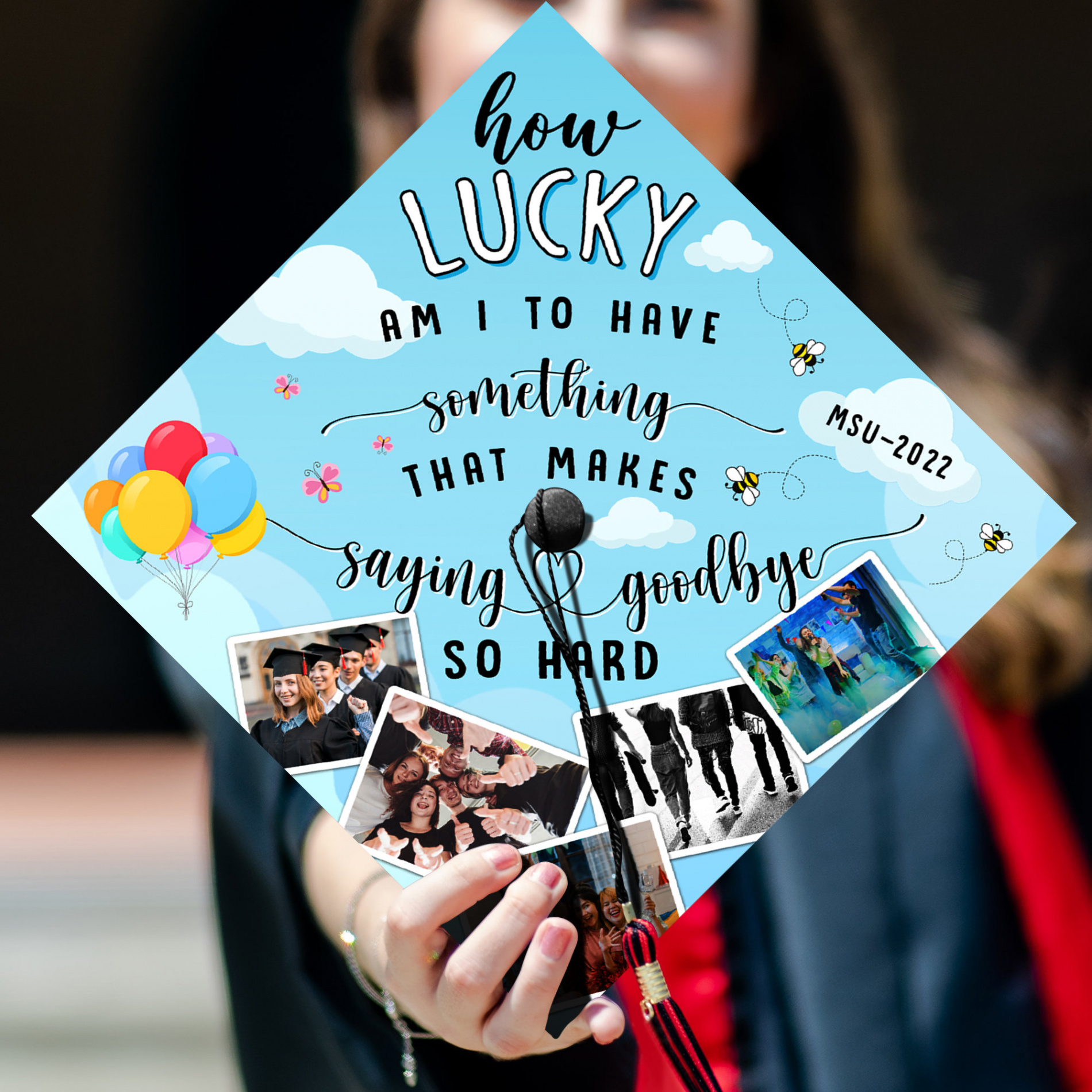 Personalized Winnie Pooh Quotes Printed Grad Cap Topper - Etsy