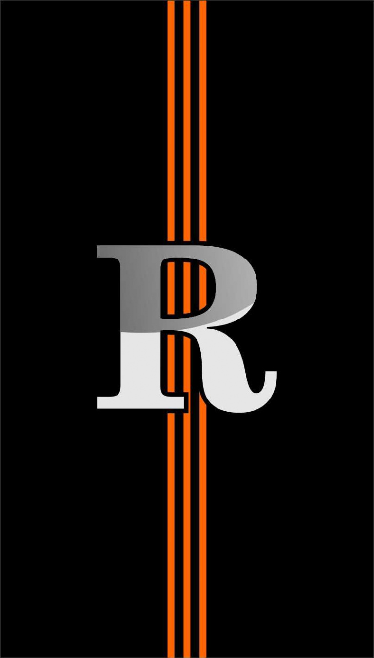 R Mobile Wallpaper Customize #iphone #samsung #wallpaper #alphabet