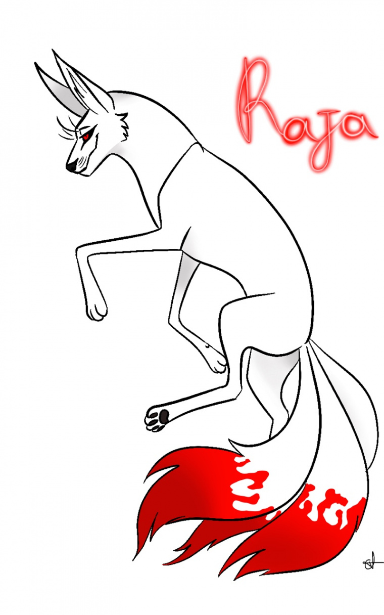 Raja -the rising of the  tailed fox- redraw  WEBTOON