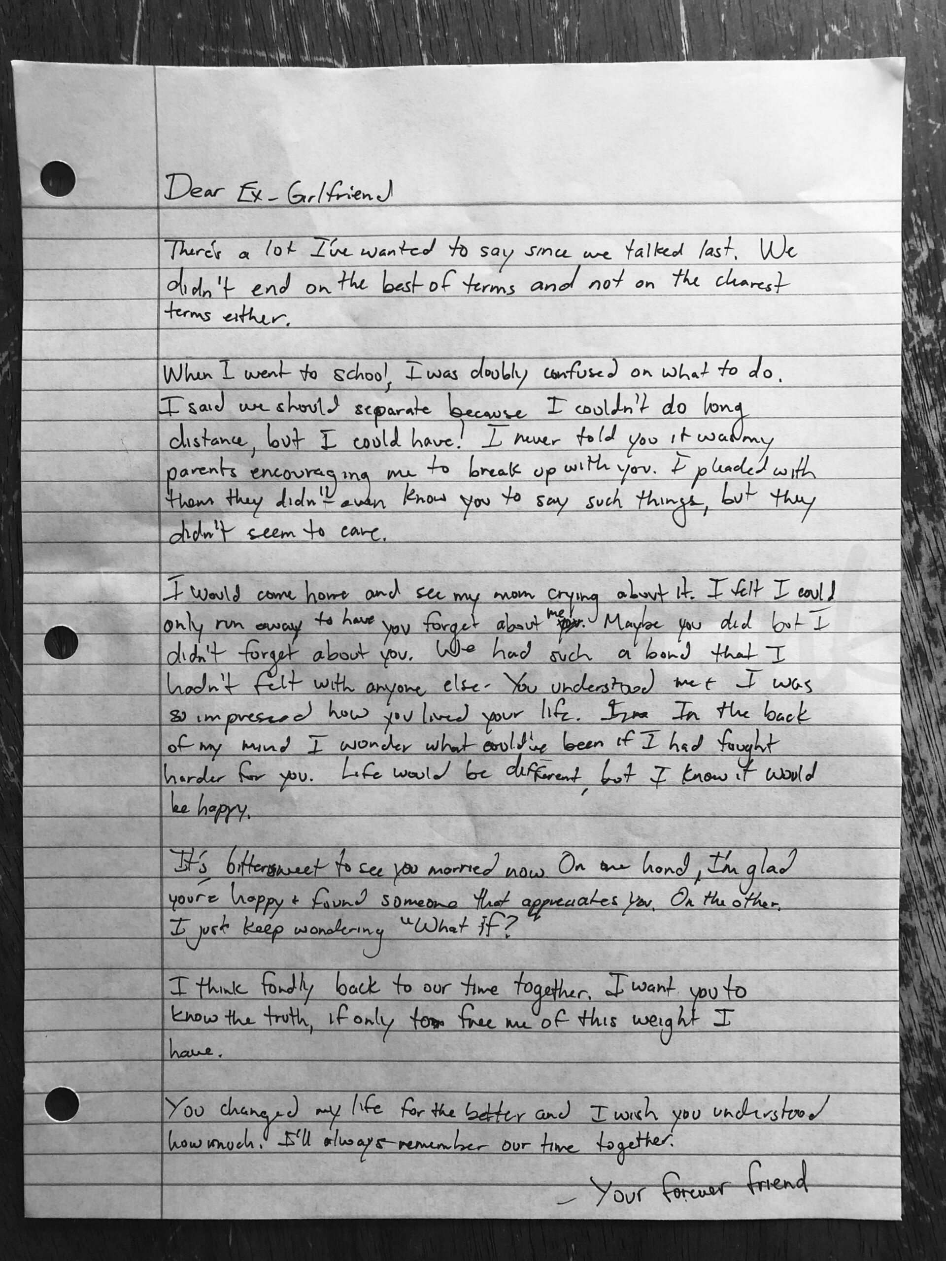 Read Handwritten Love Letters Letters Shared Anonymously