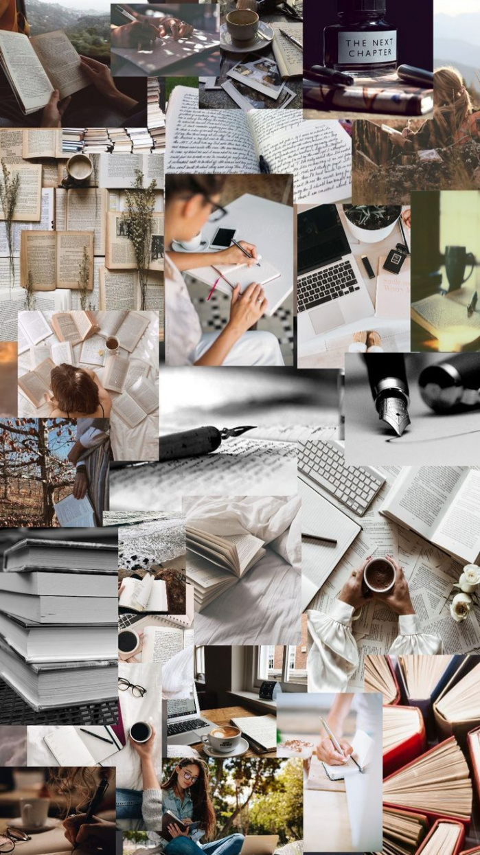 Reader Aesthetic Moodboard  Vision board wallpaper, Study girl